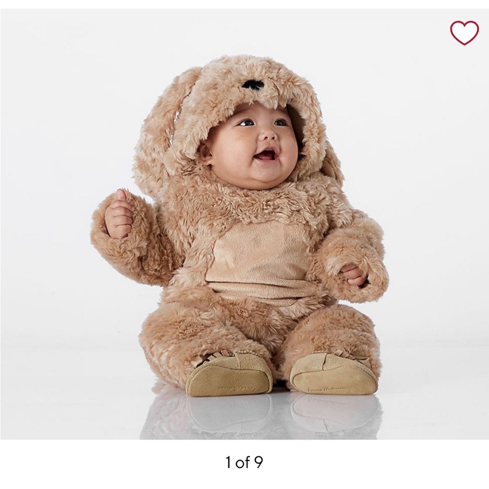 Basically Brand New Pottery Barn Kids Labradoodle Puppy Costume 0-6 months